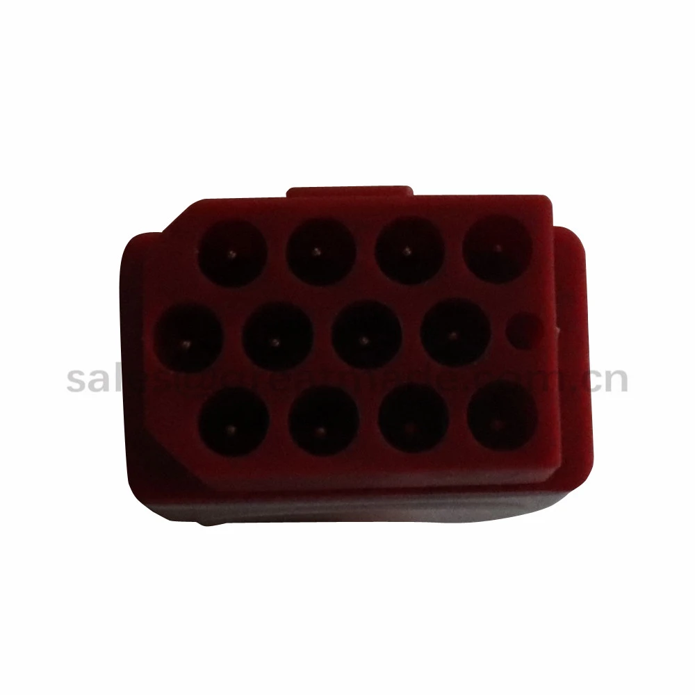 Samhæfður Bionet BM3 BM5 eins stykki hjartalínuritstrengur með víravírum, AHA, 3-leiða, smellu, rauðum 12pins