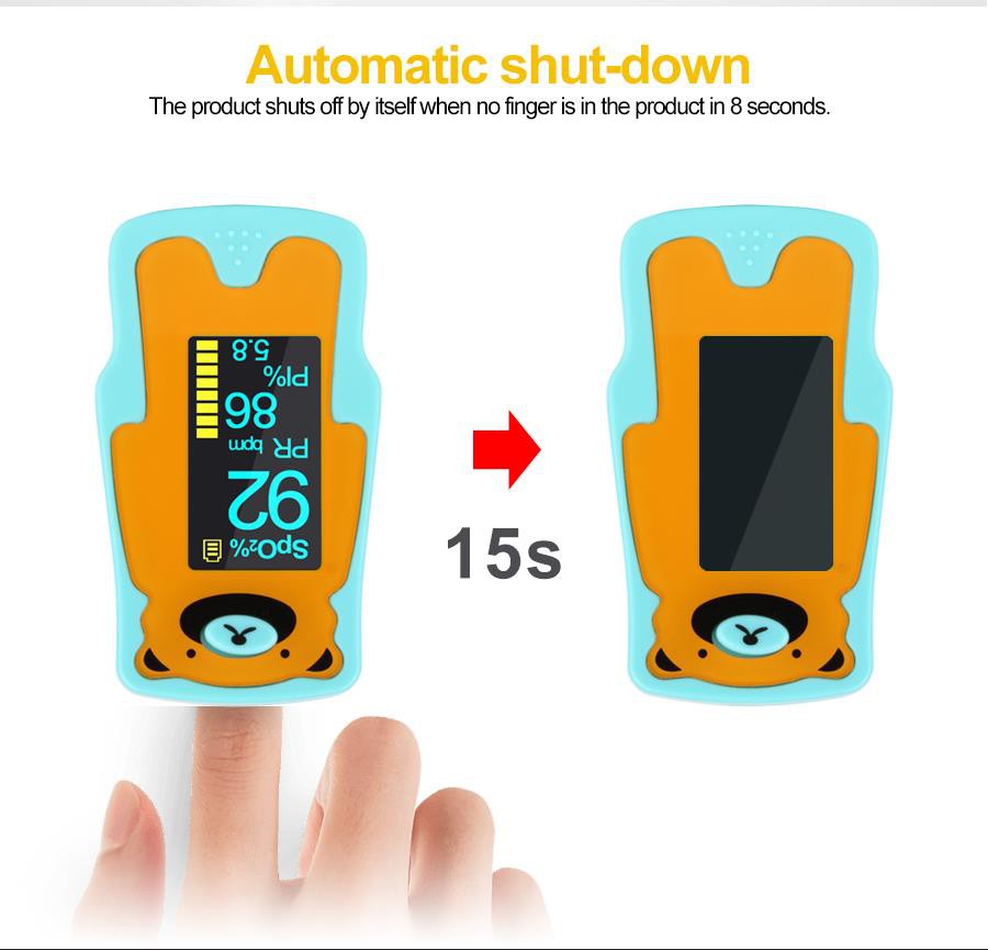 Barna fingur Oximeter 4