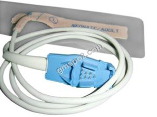 OXY-AF-10 Einnota Neonate / Adult Spo2 Sensor, 8PIN Male, ekki vefnaður