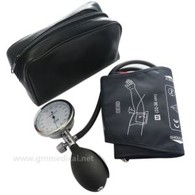 Aneroid Sphygmomanometer Adult Handbók Blóðþrýstibúnaður með einföldum höfuðþyrpingu.