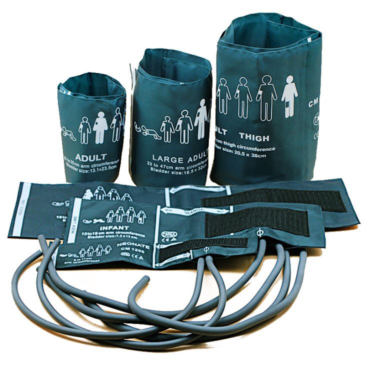Nýbura, ungbarna, barn, fullorðinn, THIGH blóðþrýstibúnaður með gasbagi