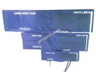 Barn, fullorðinn, stór fullorðinn blár, varanlegur, einn tvískiptur túpa, NIBP-manschettur án gaspoki