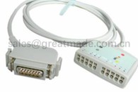 Samhæft Hellige Siemens Cardiostat 1 / 3T / 703 EK36 EK41 10-LEAD EKG, Ekg kapall