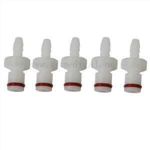 Plast karlkyns læsingartengi NIBP cuff loftslöngutengi Notað með Marquette