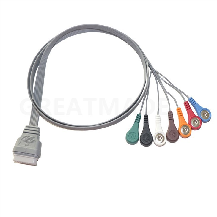 EDAN 7 Leads Holter ECG Cable