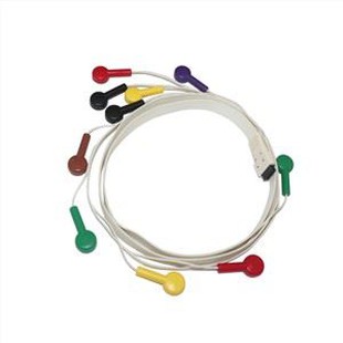 10 Lead Holter hjartalínurit snúra fyrir Mortara T12